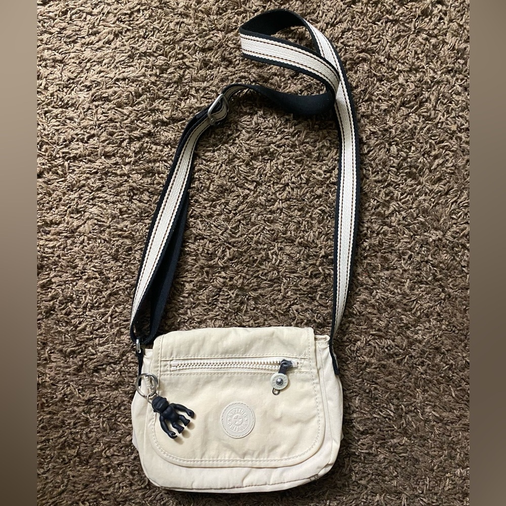 Beige Kipling Crossbody Bag